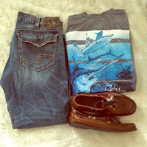 Men’s size 36 silver tab relaxed fit